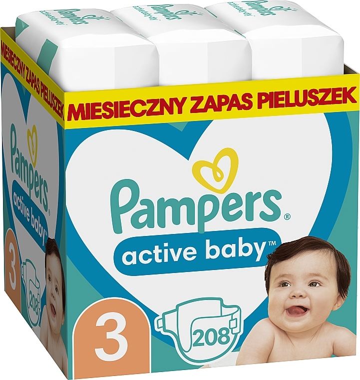 pampers active baby dry 5 monthly pack