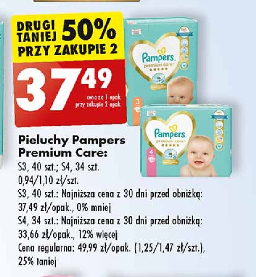 pieluchy dada extra care biedronka promocja