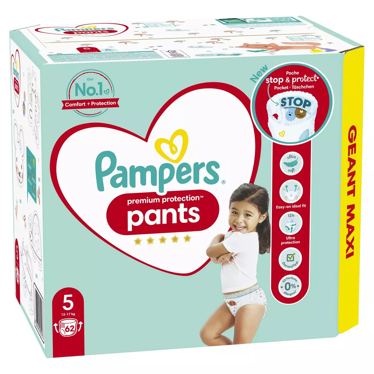 jak zdejmować pieluchomajtki pampers pants