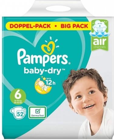 pampers 3 active baby dry 208