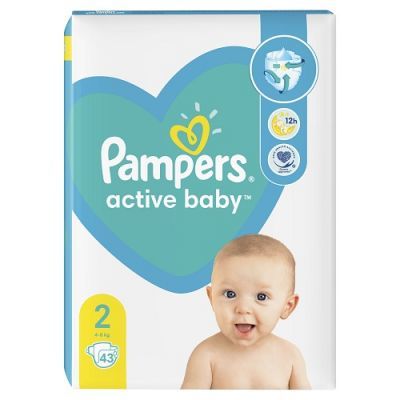 pieluchy pampers new baby 1 newborn 43szt ceneo