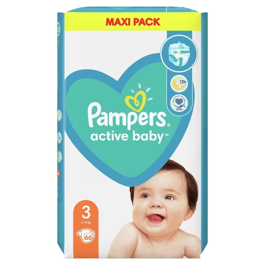 pampers active baby 3 150 szt