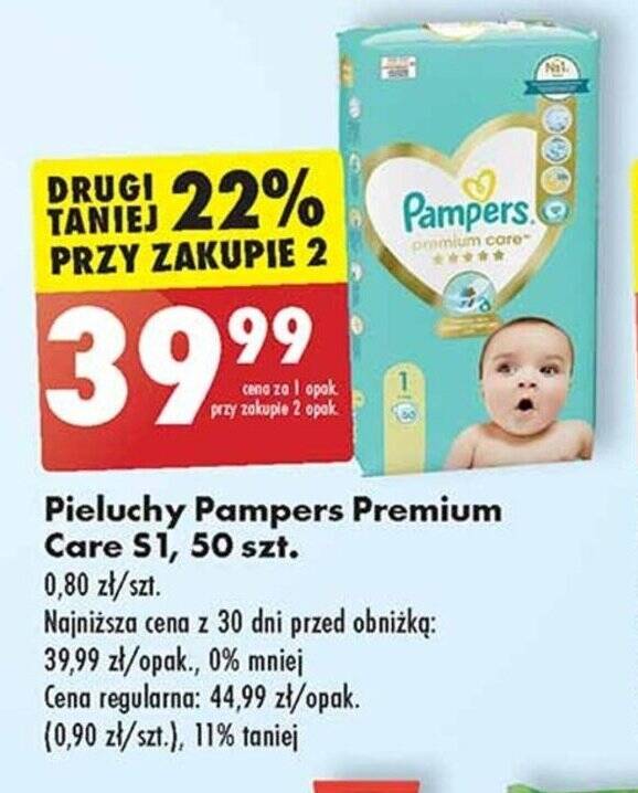 pieluchy pampers 2 w biedronce