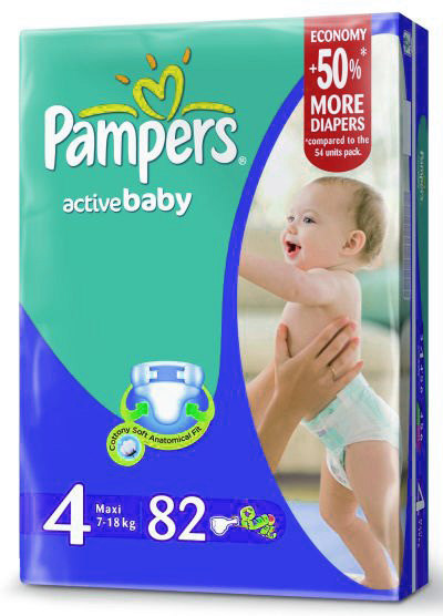 pampers przód tył