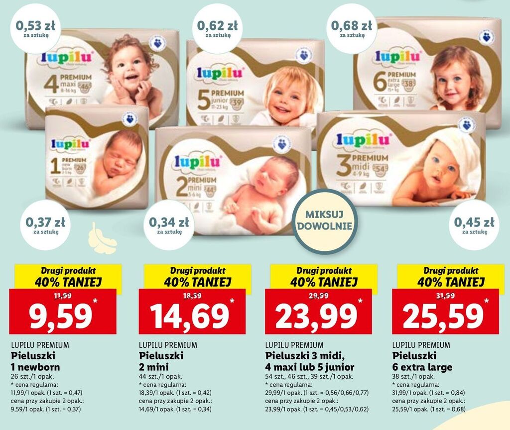 pampers pieluchy netto