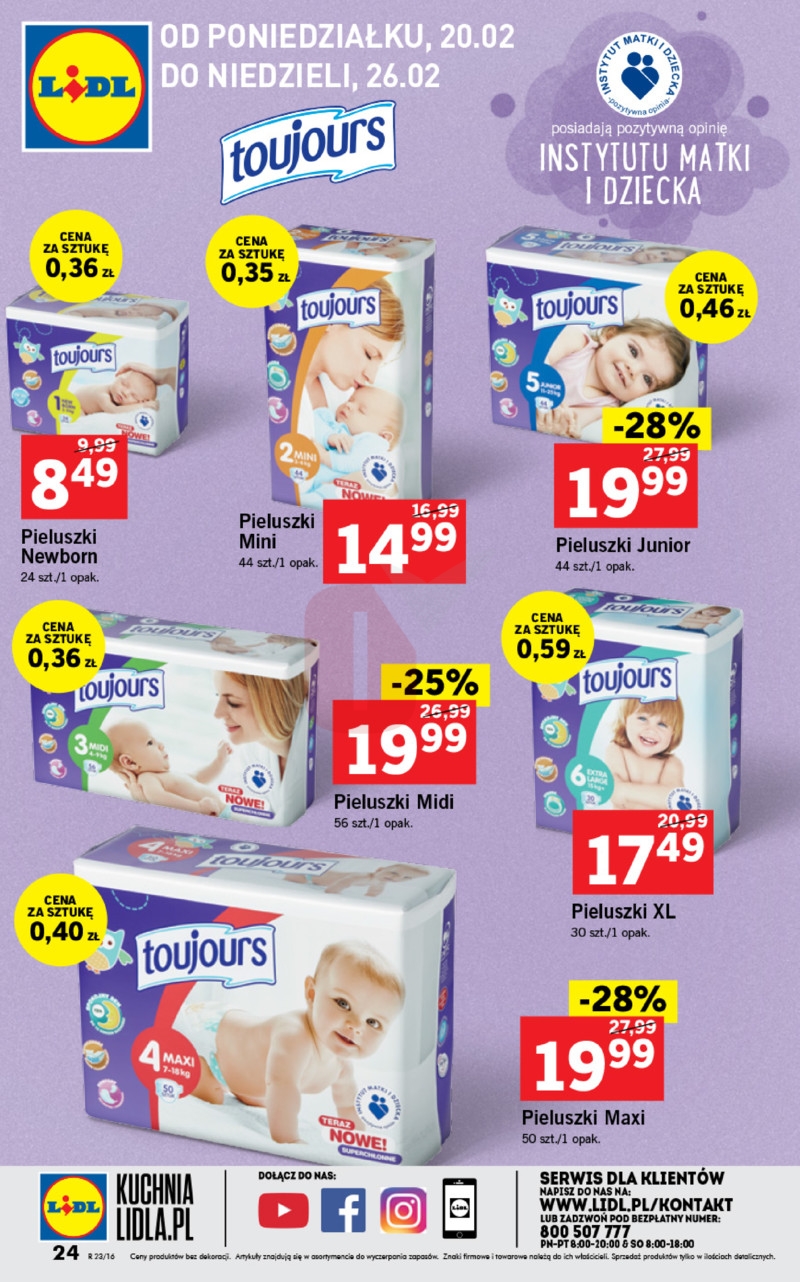 lidl chusteczki pampers sensitiwe