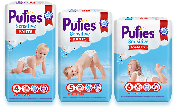 pampers pants plastikowy element