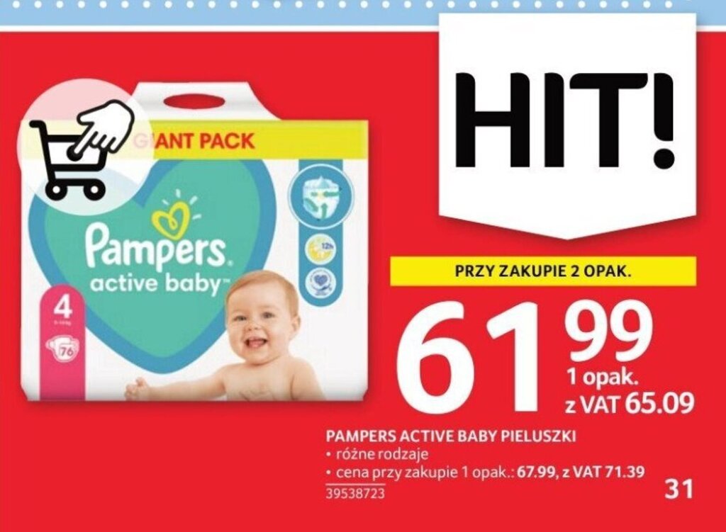 pielucho majtki pampers 3 allegro