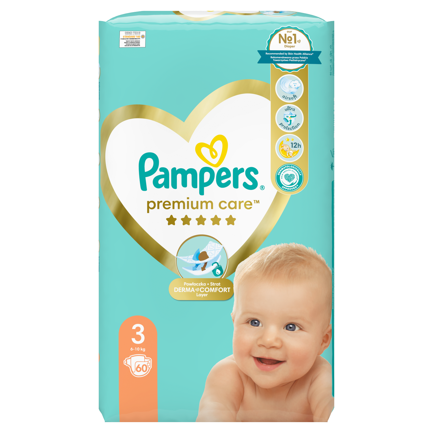 rozmiary pieluch pampers według wagi niemowlaka