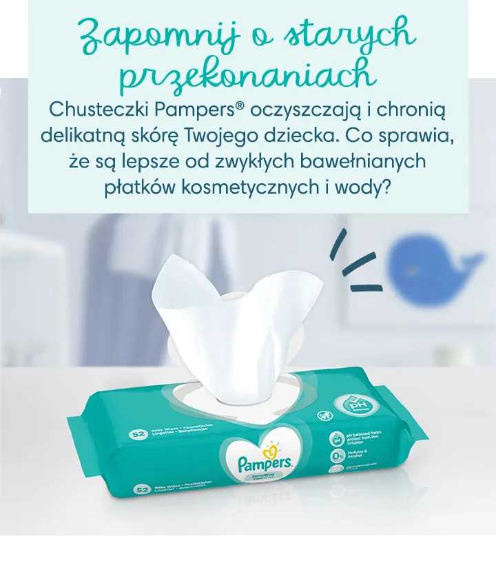 chusteczki pampers sesitiv cena