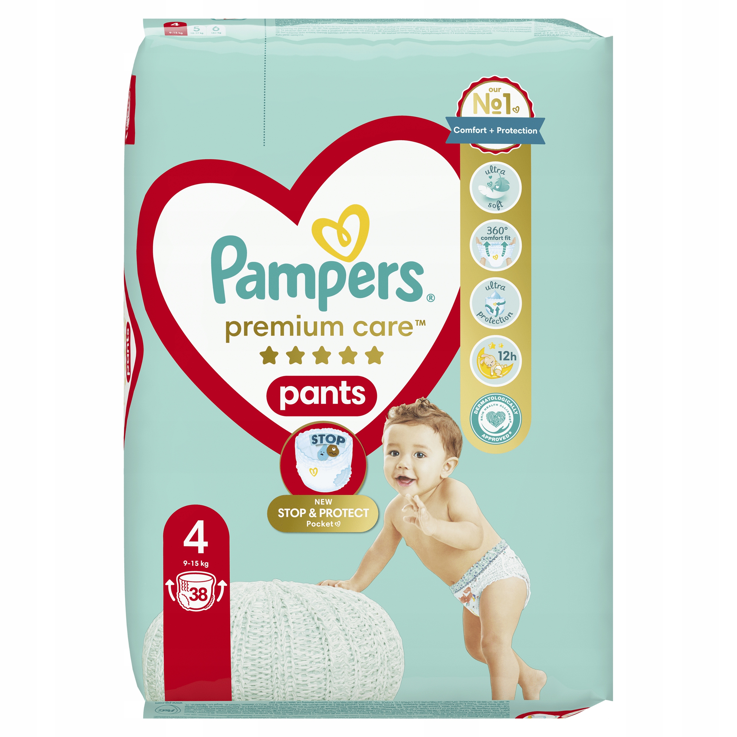 pampers pieluchy active baby 4+ maxi 152 szt