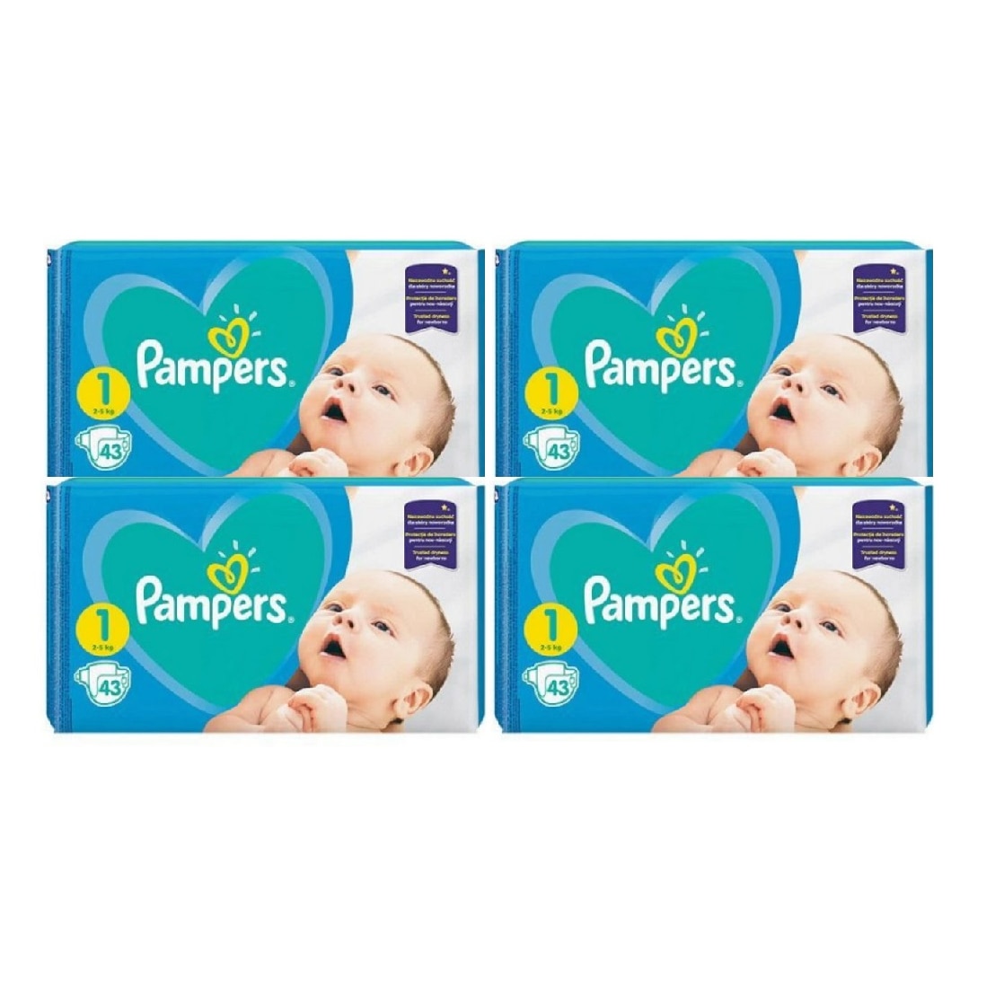 pampers 1 newborn 1 mini smyk 168 szt