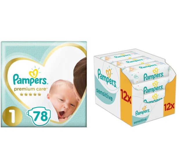 wilgotne chusteczki z plastikowym pampers