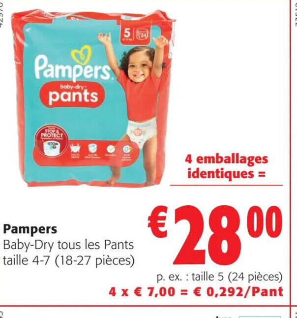 pampers pants 5 data na opakowaniu