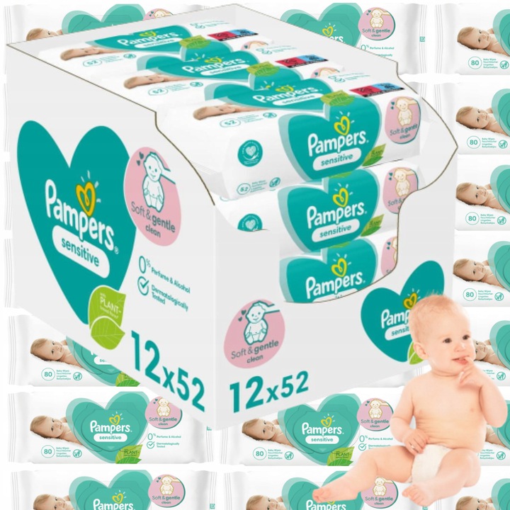 pampers chusteczki miesieczny zapas