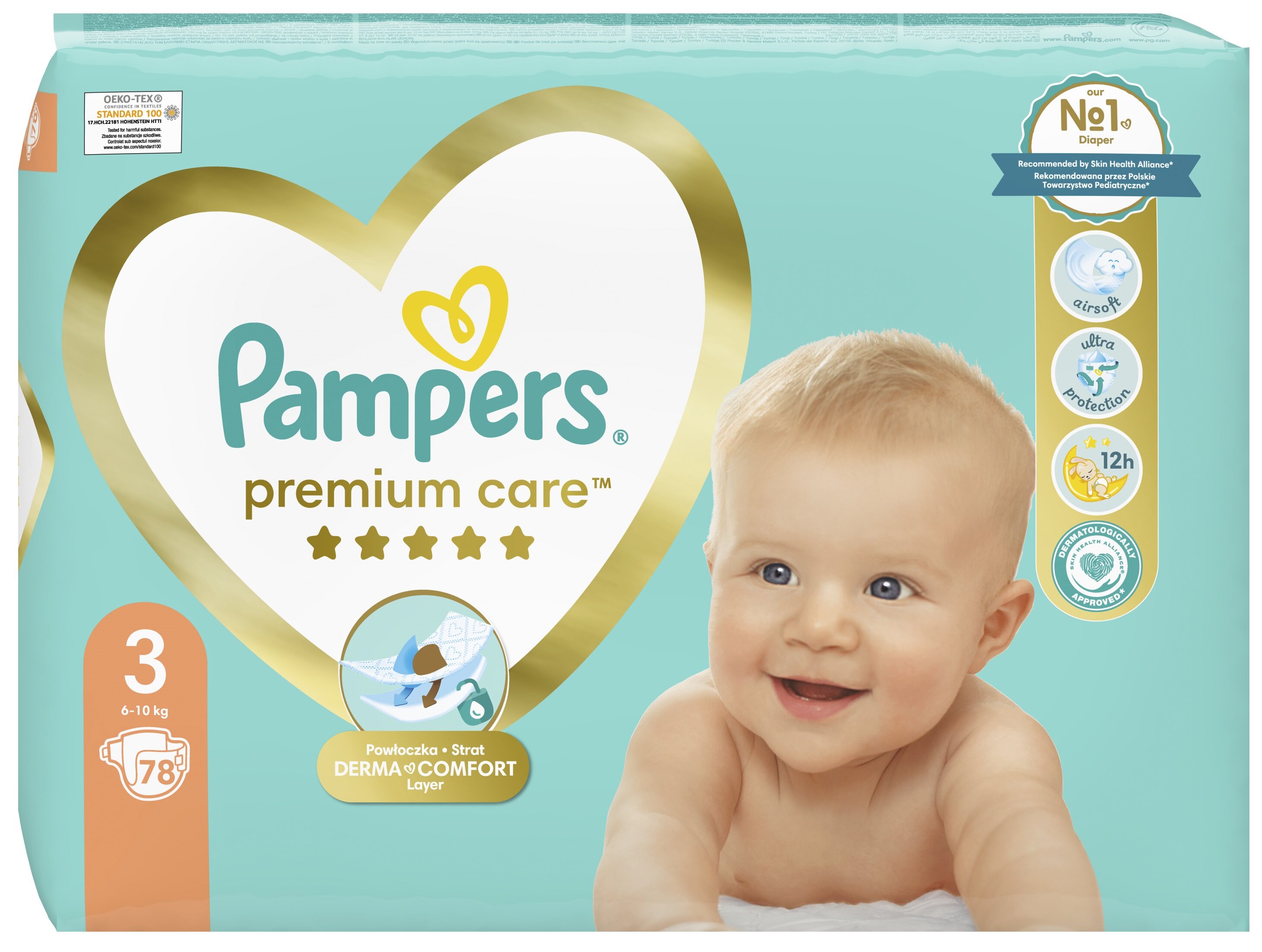 pampers pure care opinie