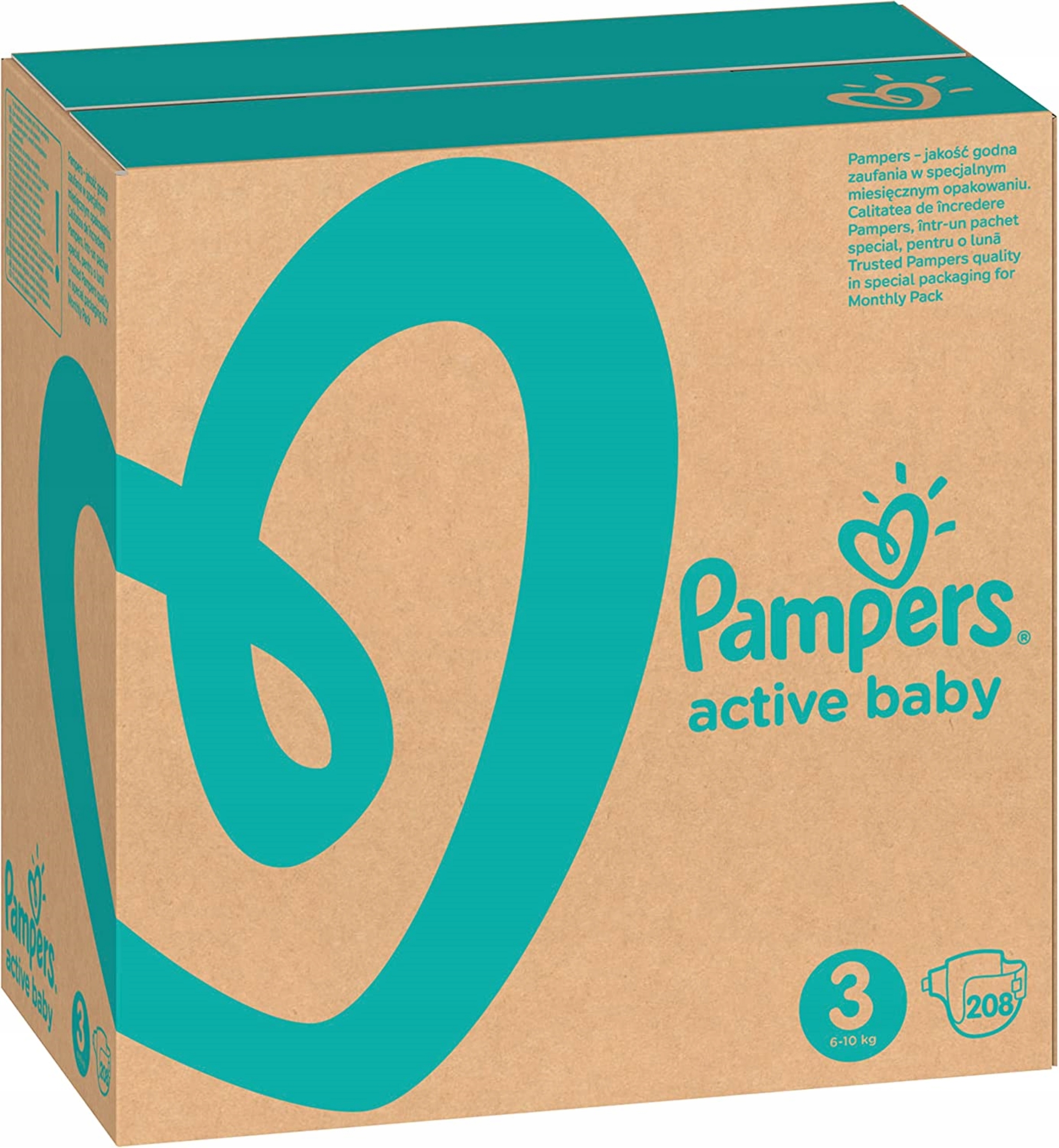 pampers active baby 2 144 szt