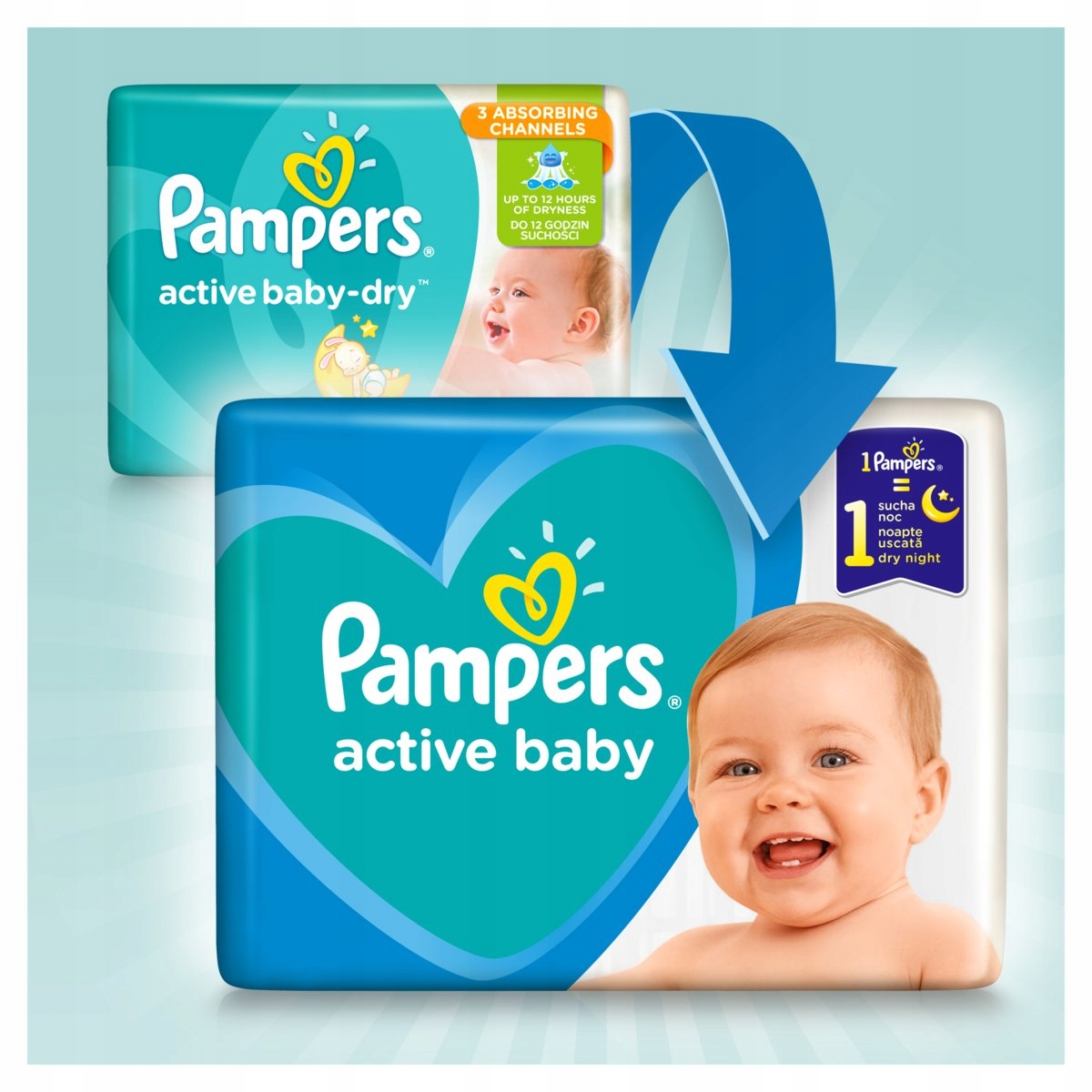 pampers 2 new baby active 228