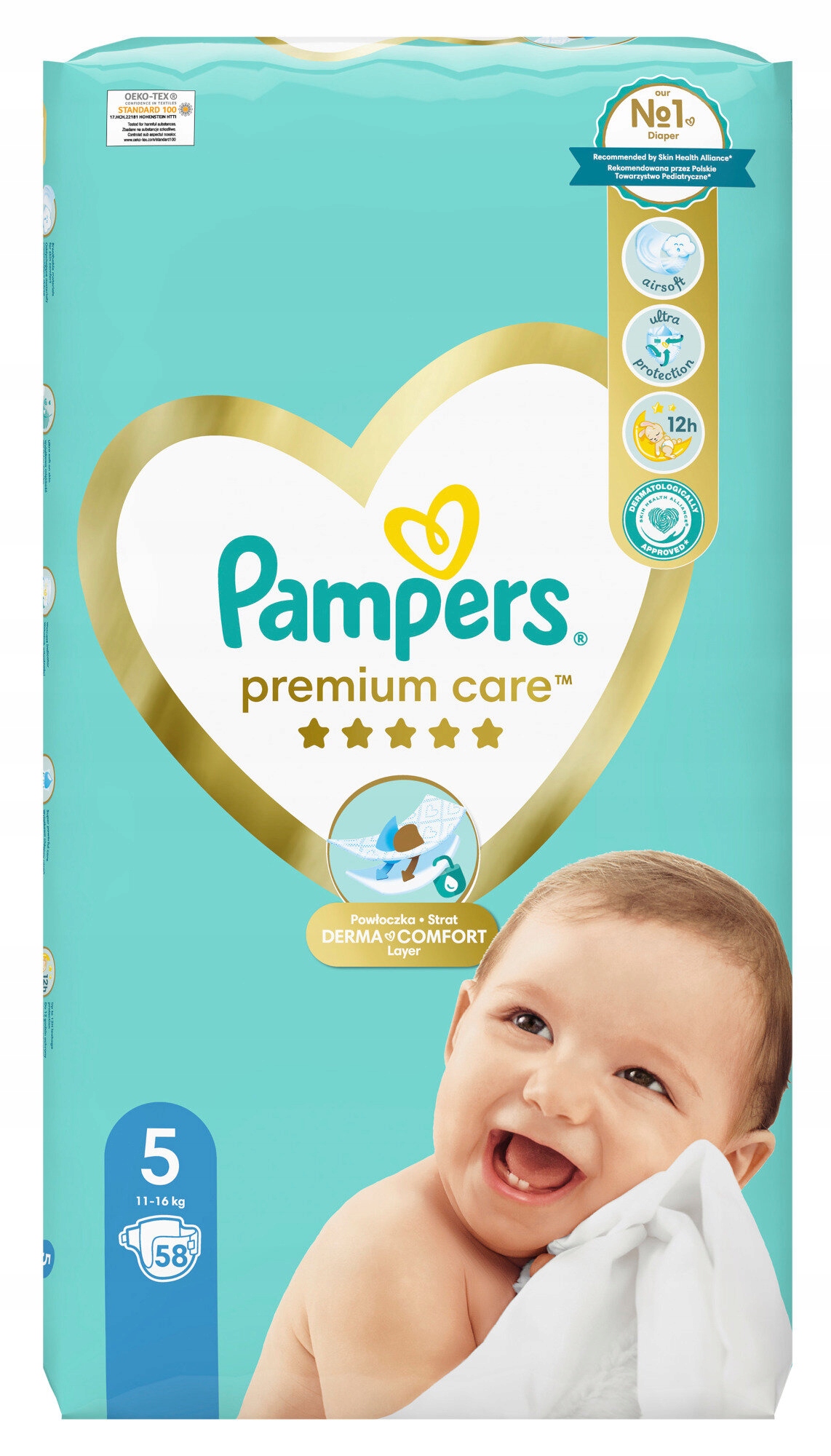 pampers flat diaper