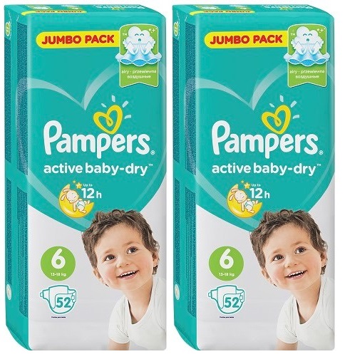 pieluchy pampers baby active 5 50