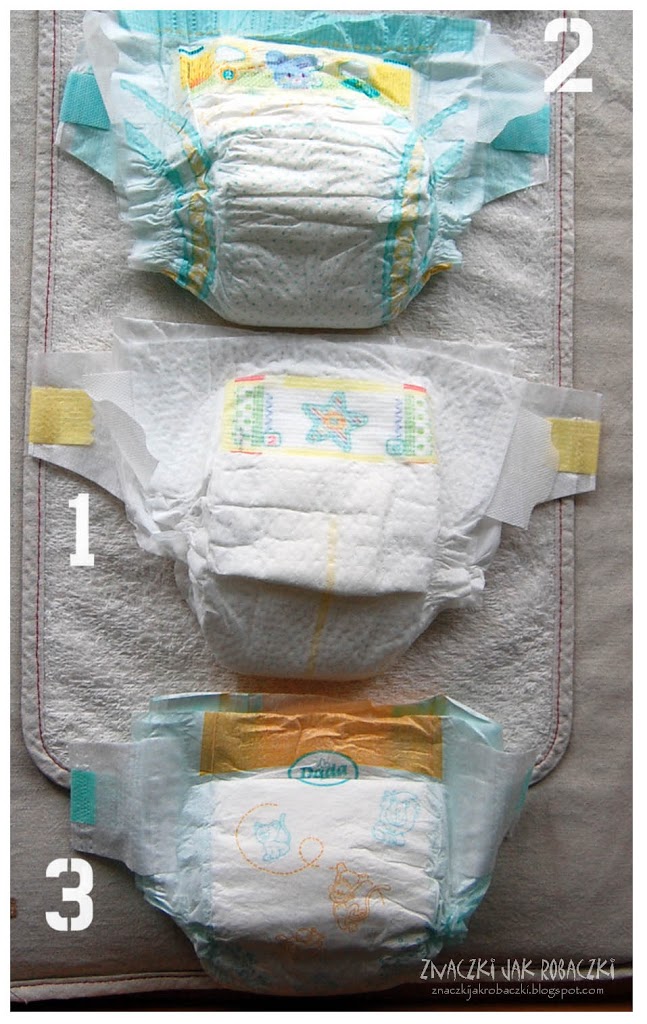 pampers newborn wymiary