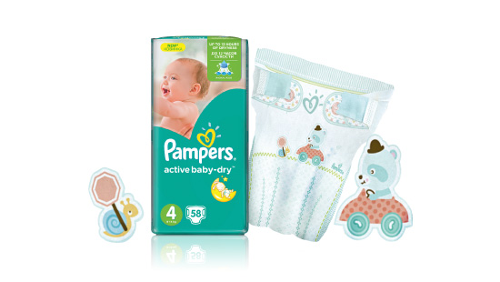 pampers 3 giant pack cena