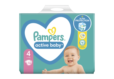 pamper active baby 4 174 szt feedo