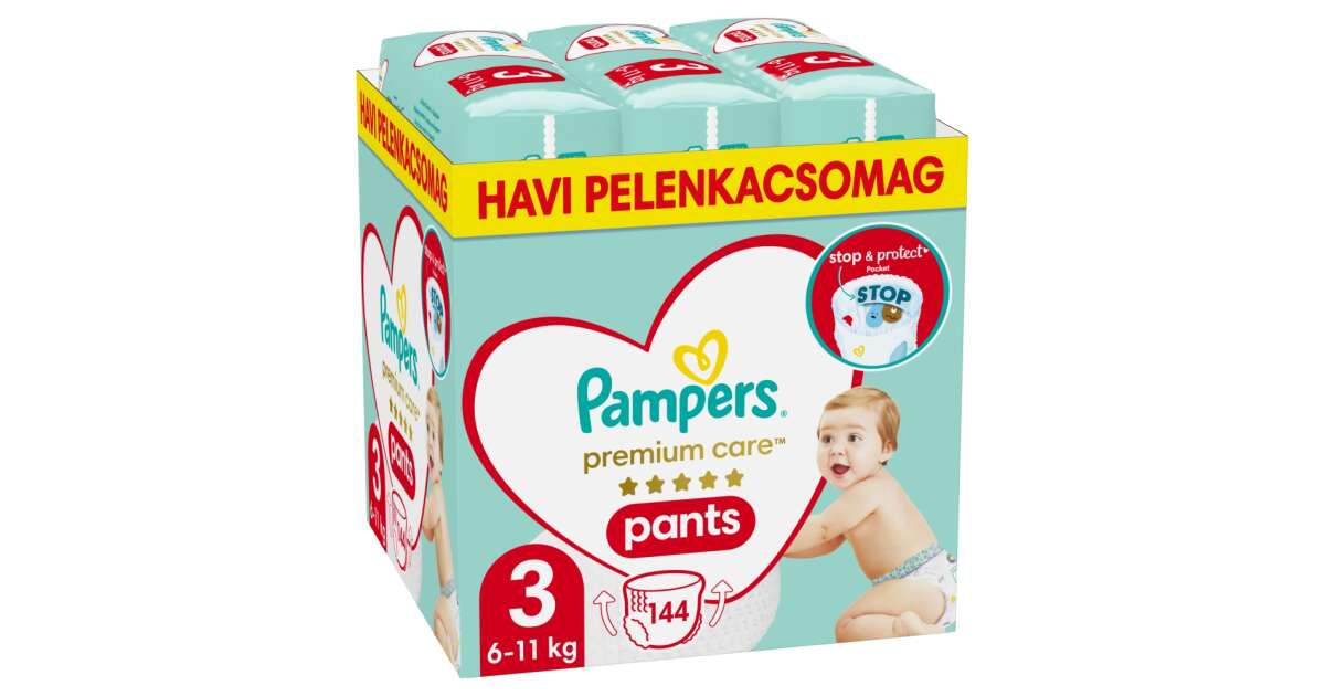 pampers box baby dry