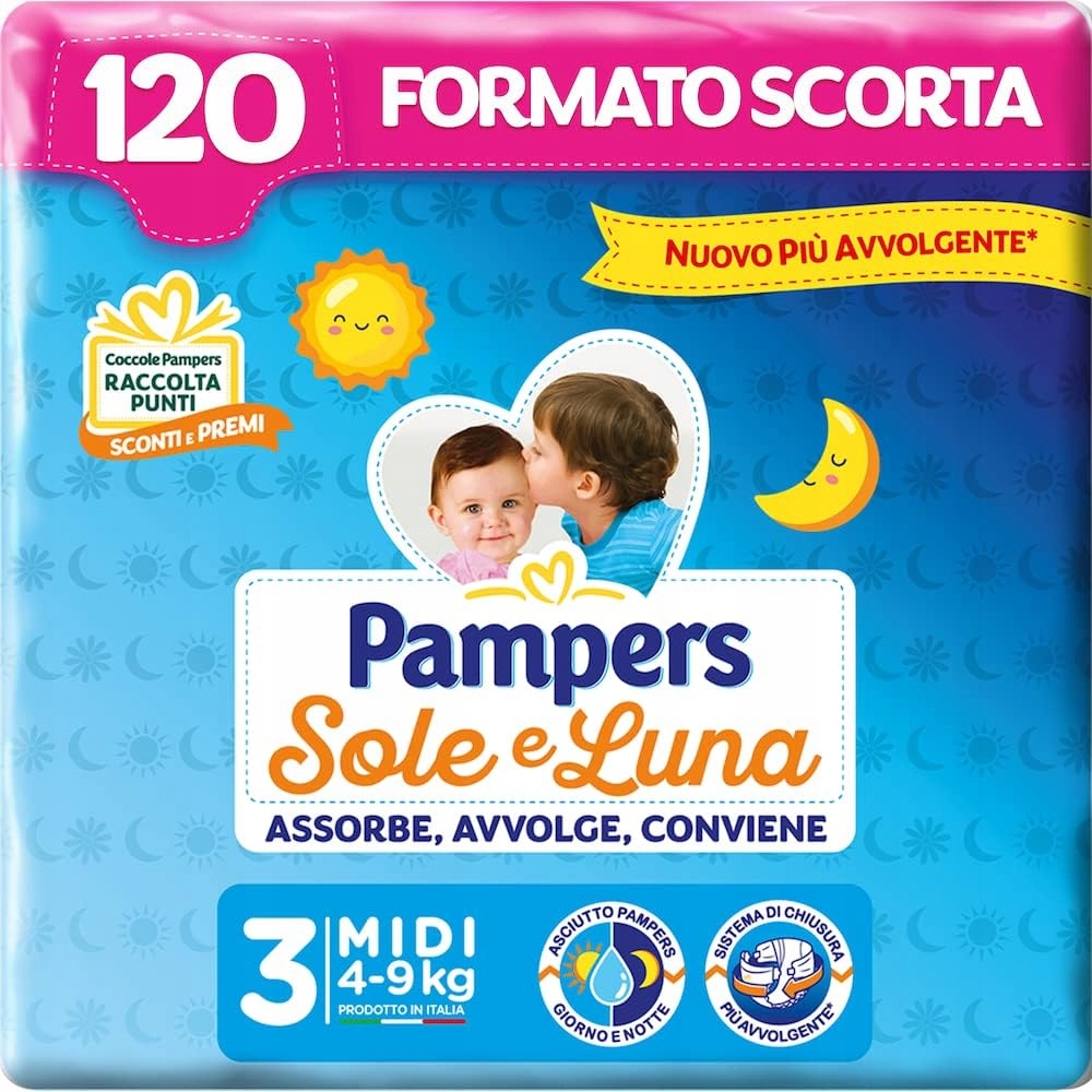 pampers rozmiar 3 174 szt