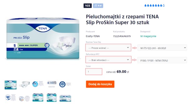 40 tydzień ciąży pampers