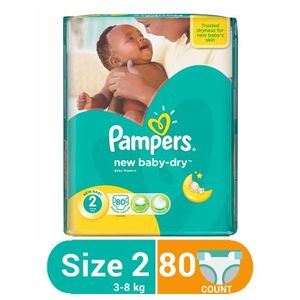 pampers new baby dry 2 100 sztuk