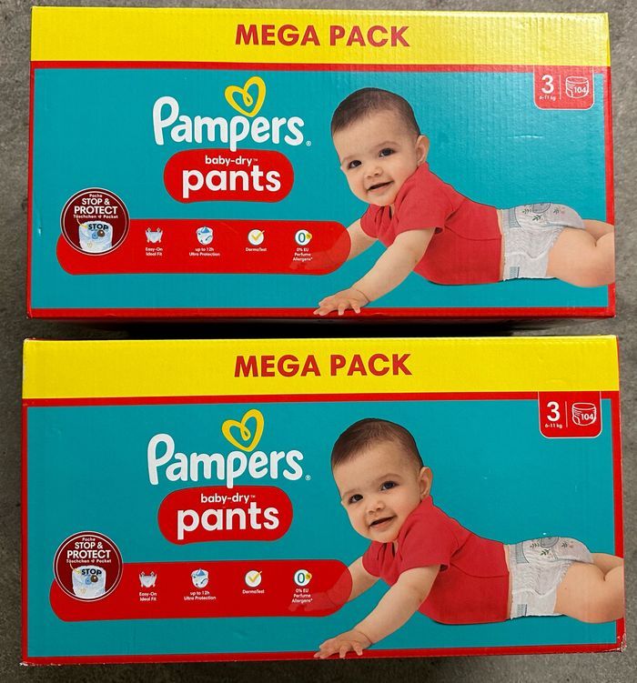 pampers pants 3 120sztuk