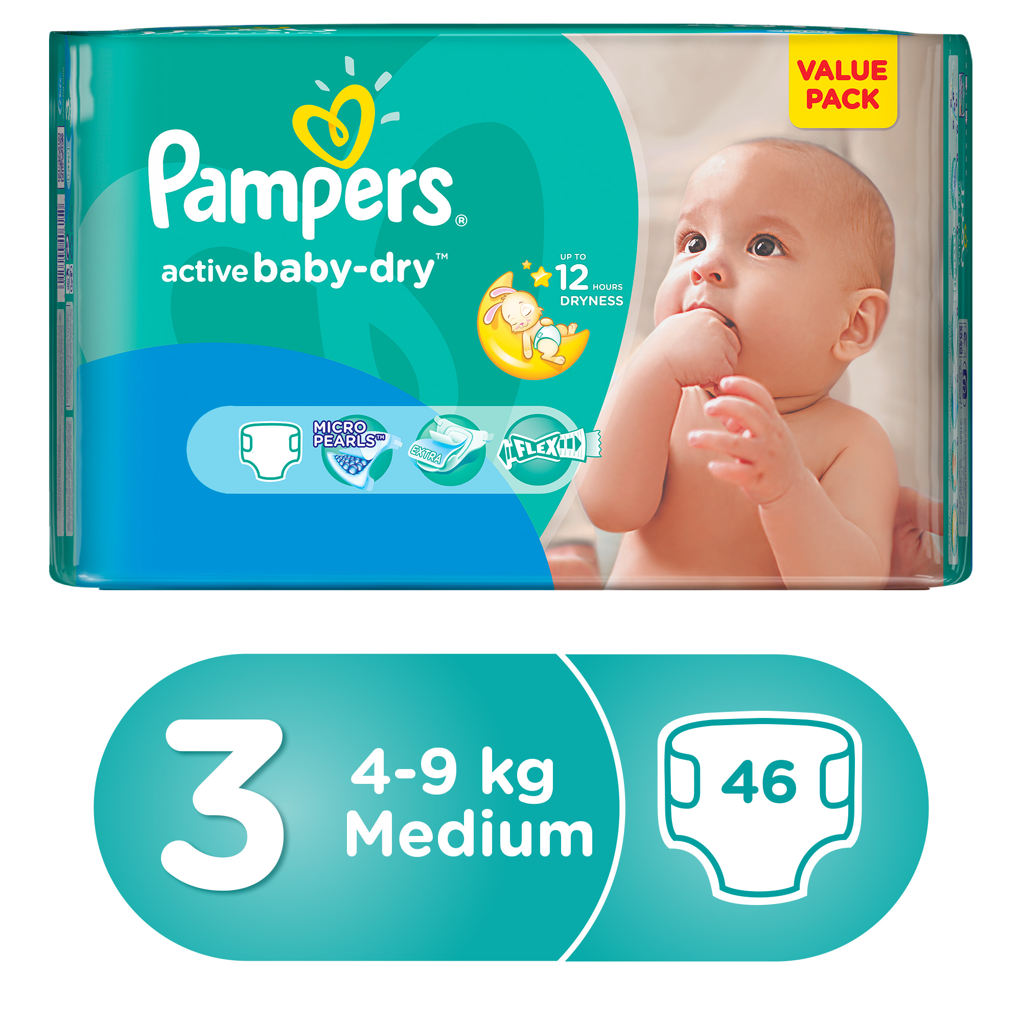 pampers cieczka