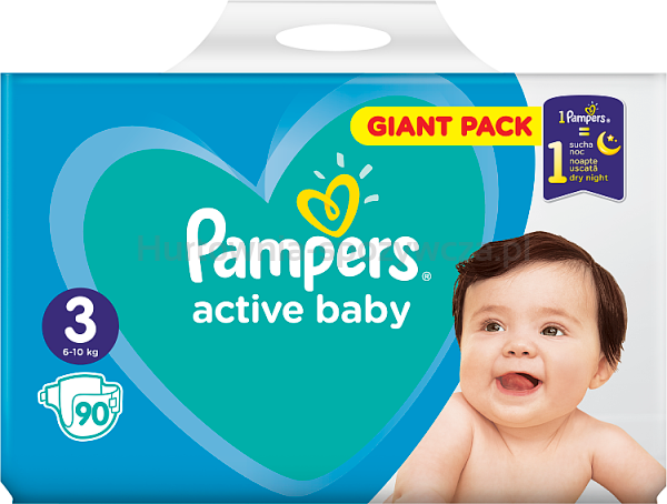 pampers premium cre zielone i biale