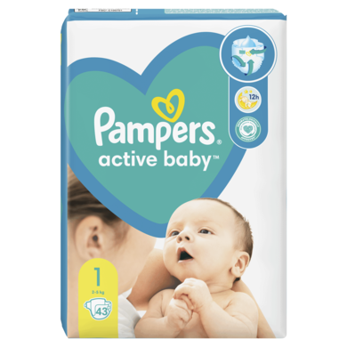 allegro pampers active baby 132 szt