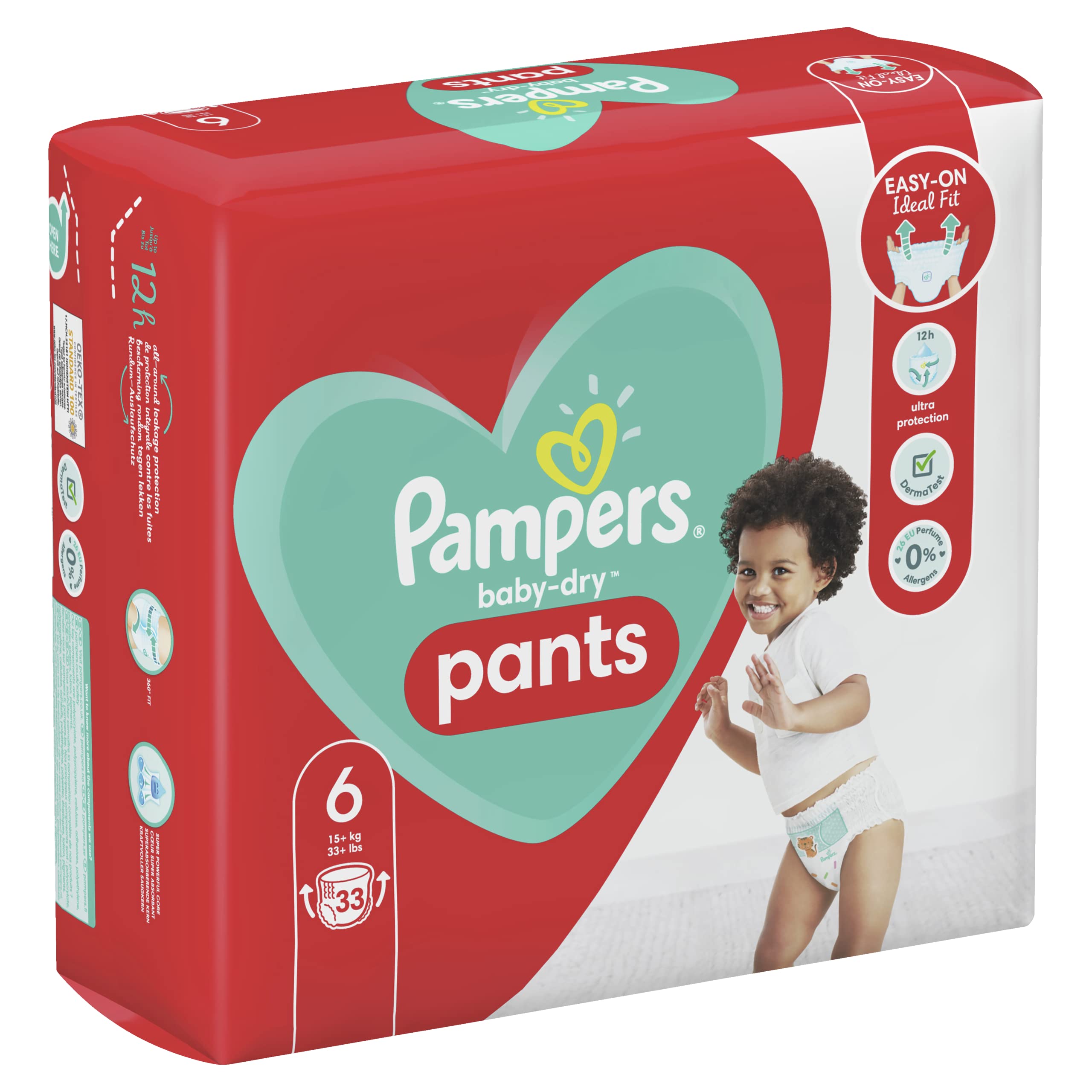 pampers na dziecku