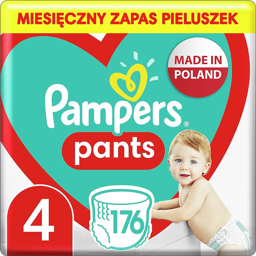 pieluchy pampers różowe i niebieskie