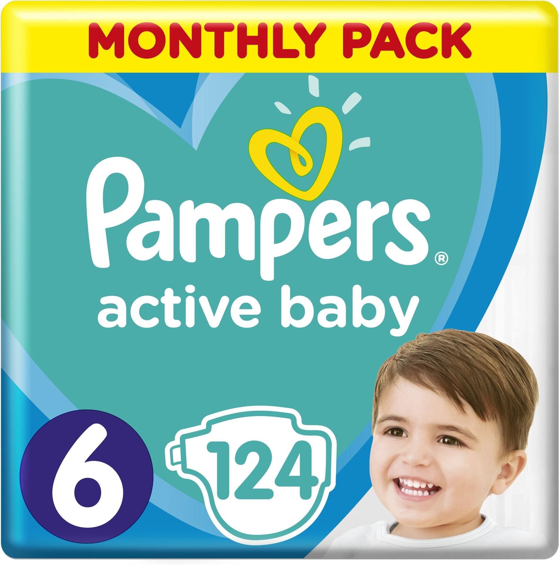 pampers active baby dry pieluchy rozmiar 6 36 sztuk