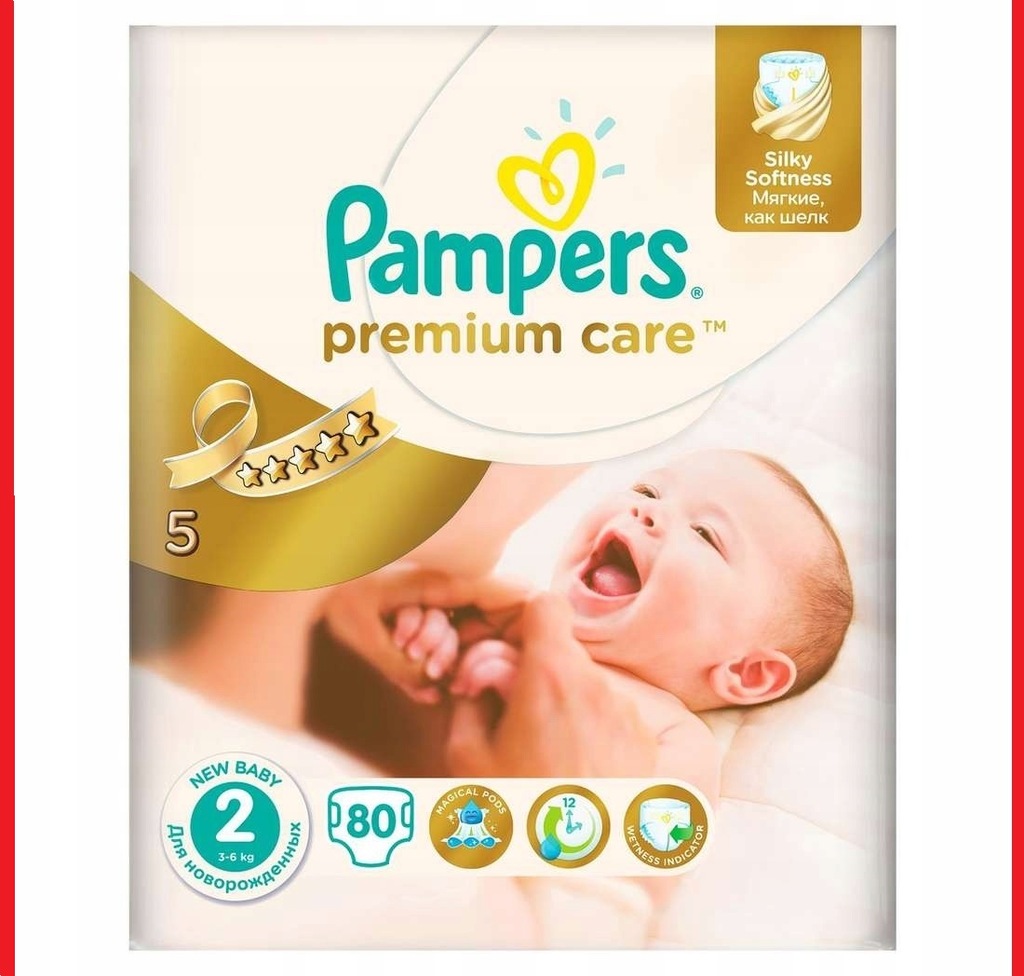 pampers premium care pieluchy jednorazowe rozmiar 3 midi 204 szt