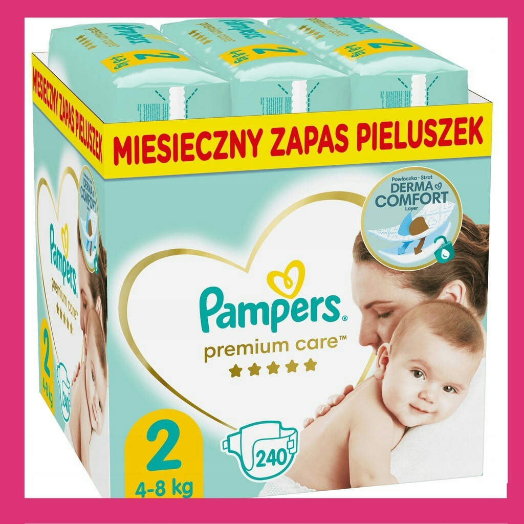 pampers premium care 3 a new baby dry porównanie