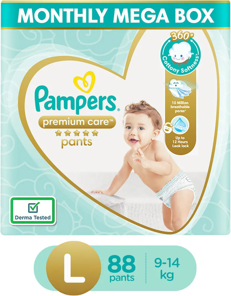 pampers size chart