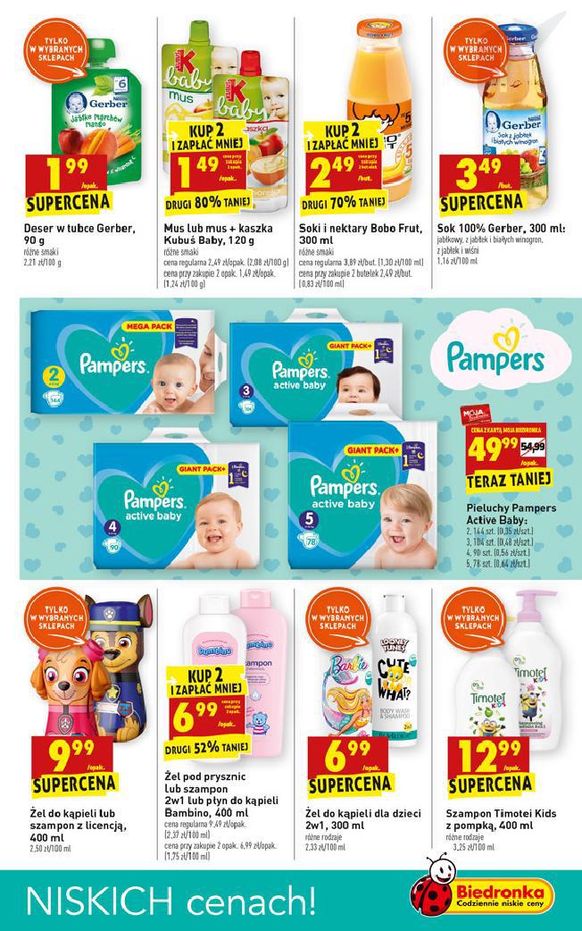 pampers 2 144 sztuk cena