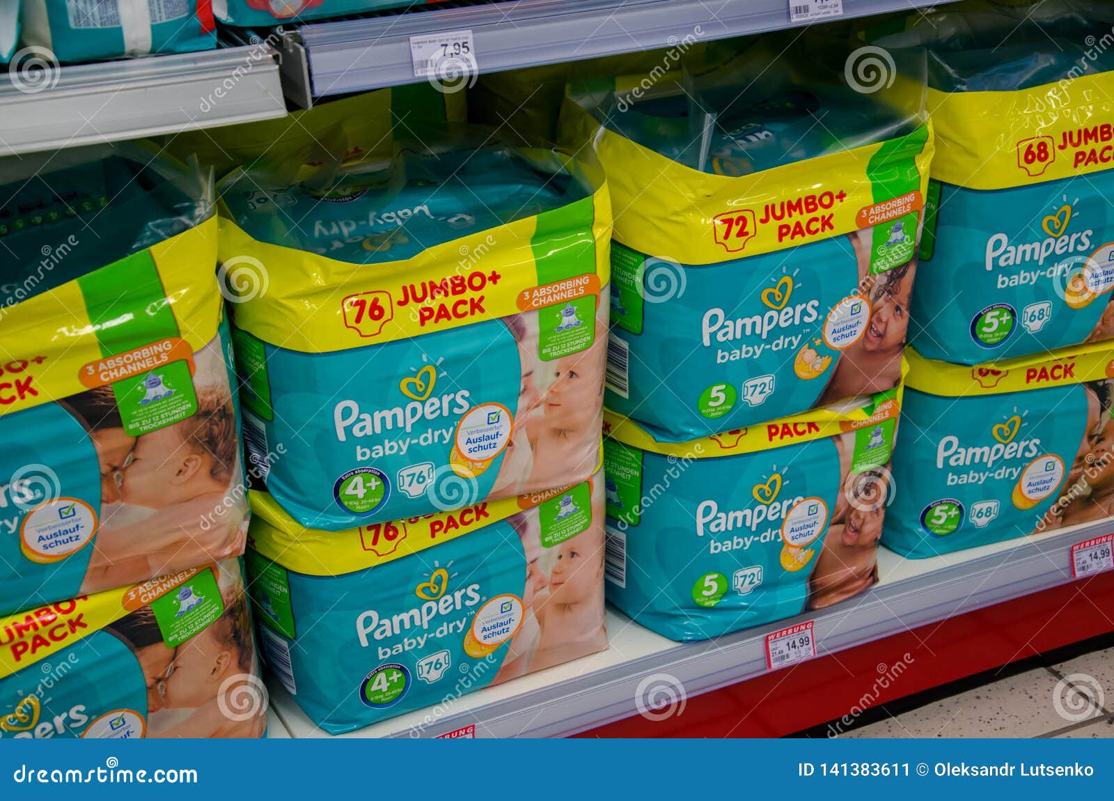 pampers pieluchomajtki 4 52