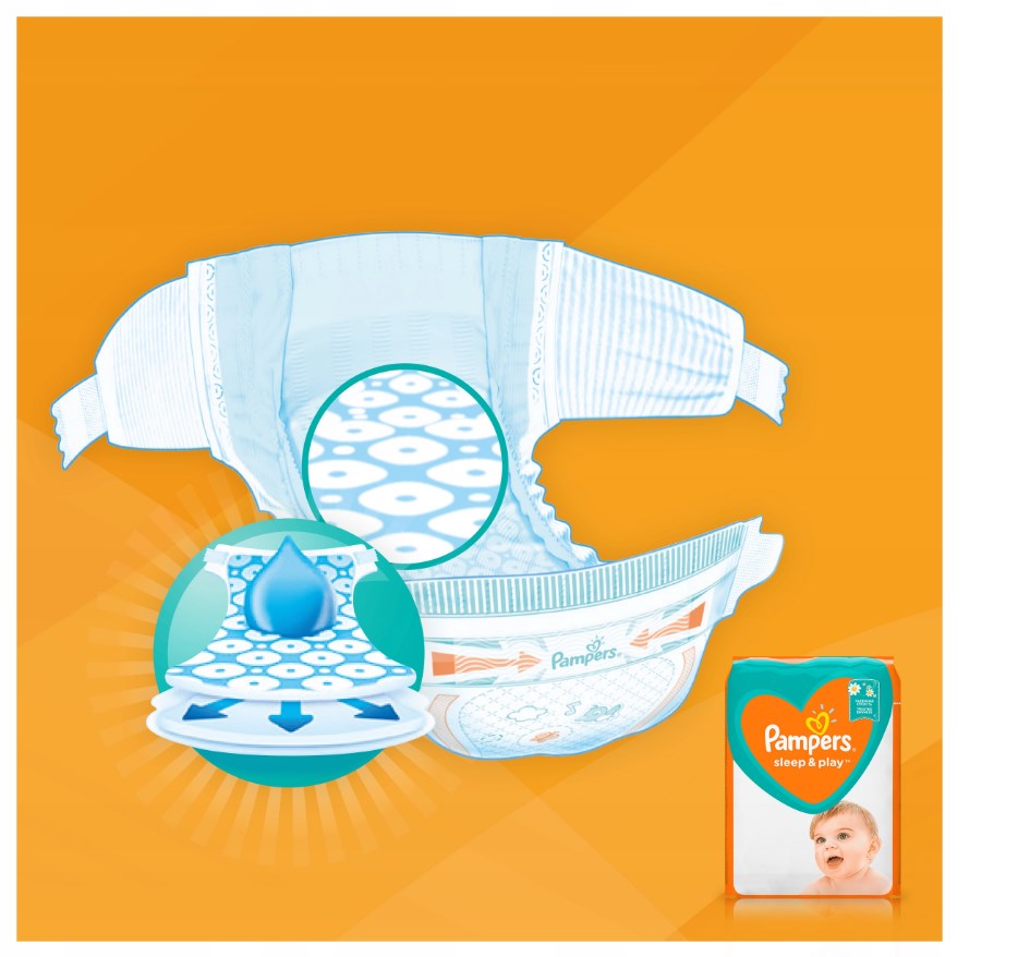 niemowląt pampers 256szt