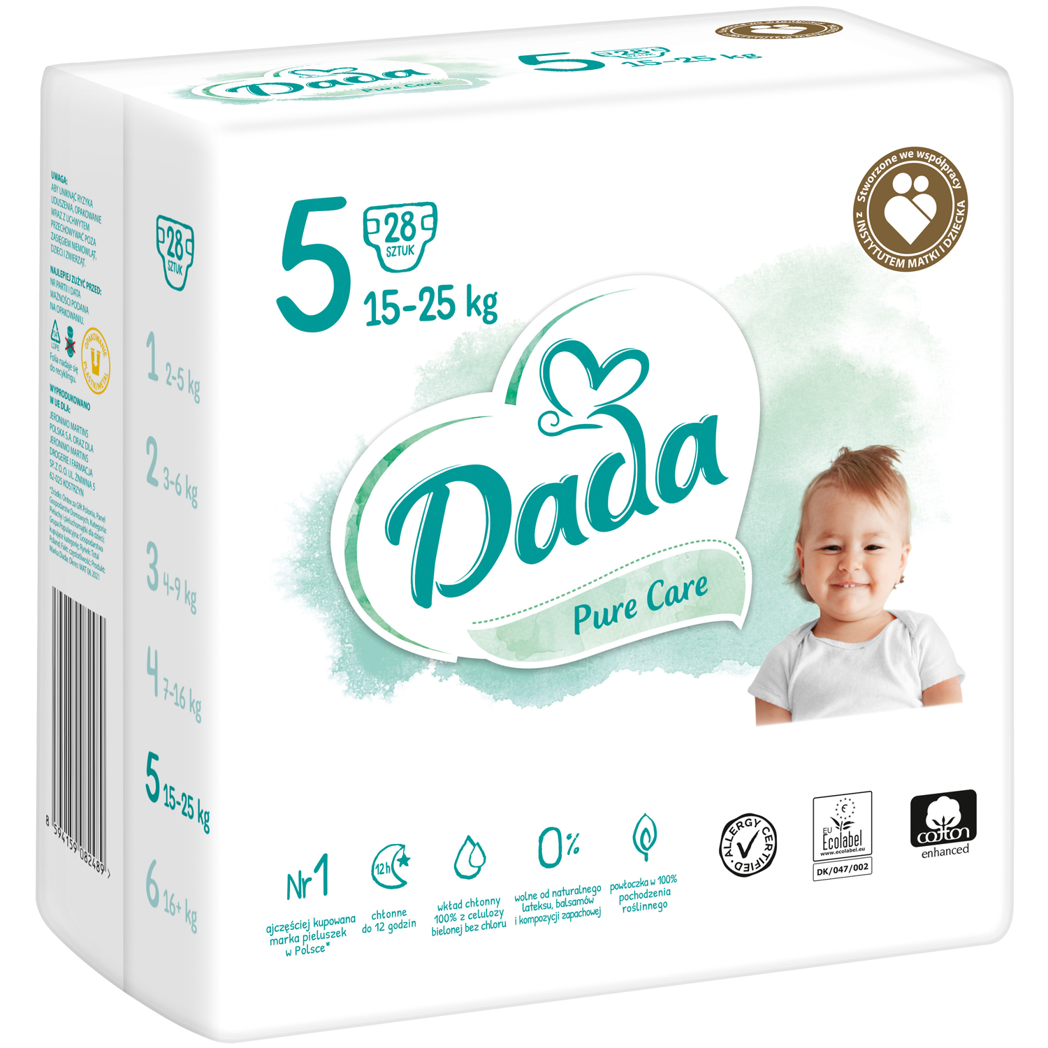 skład chusteczki pampers natural clean