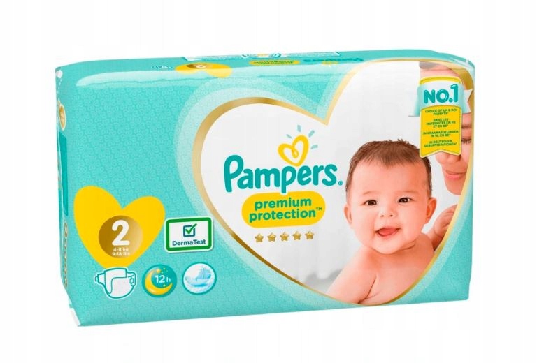 pampers new baby-dry pieluchy 1 newborn 43 szt pieluszki