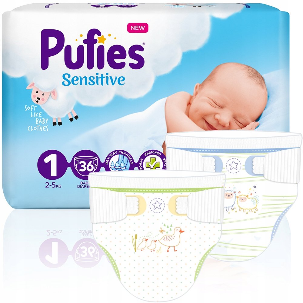 pampers 1 pieluchy