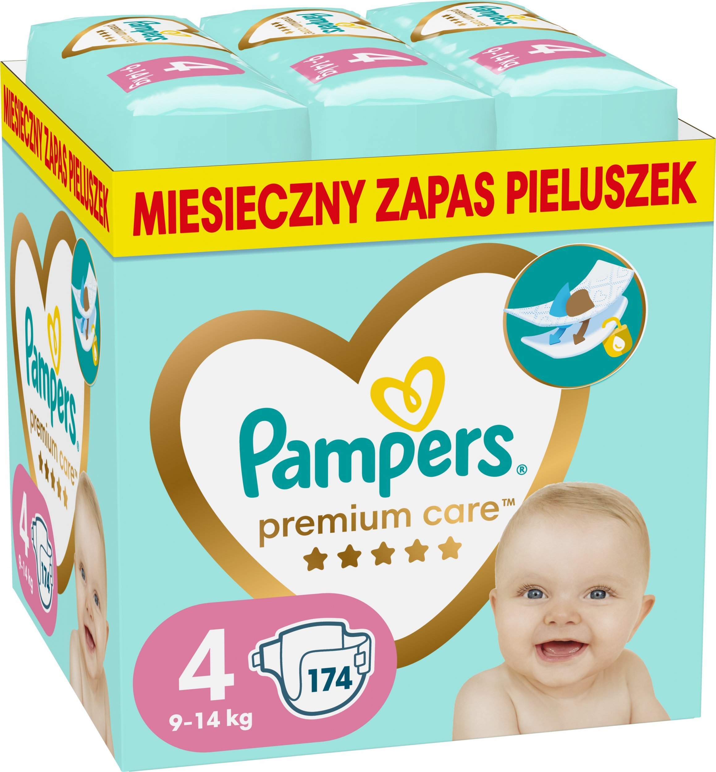 pampers premium care 1 88szt