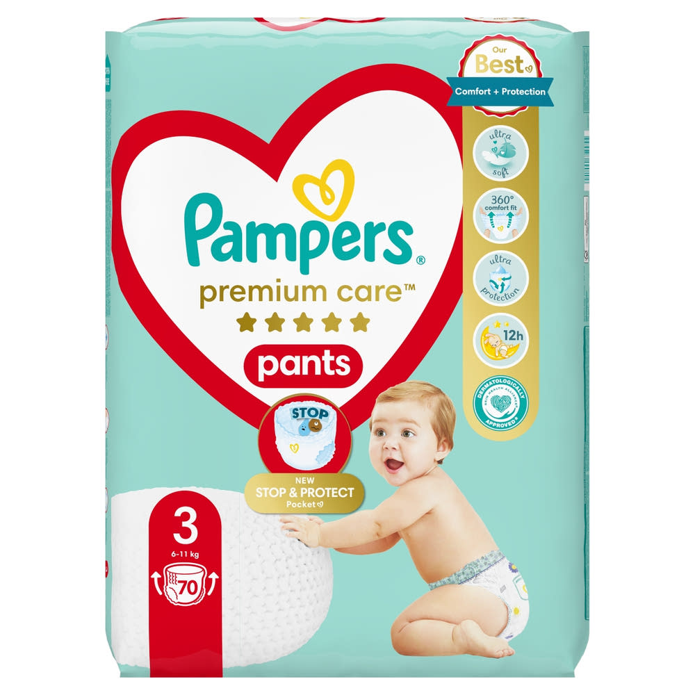 pieluchomajtki pampers 15+ dla 4latka