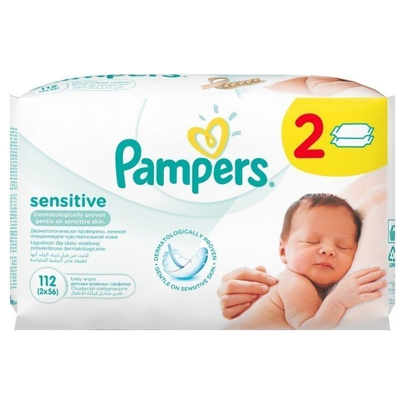 chusteczki pampers.sensitive 4x52